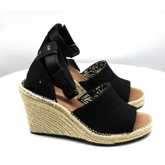 Women s TOMS Marisol Wedge Ankle Strap Sandal - Picture 3 of 8